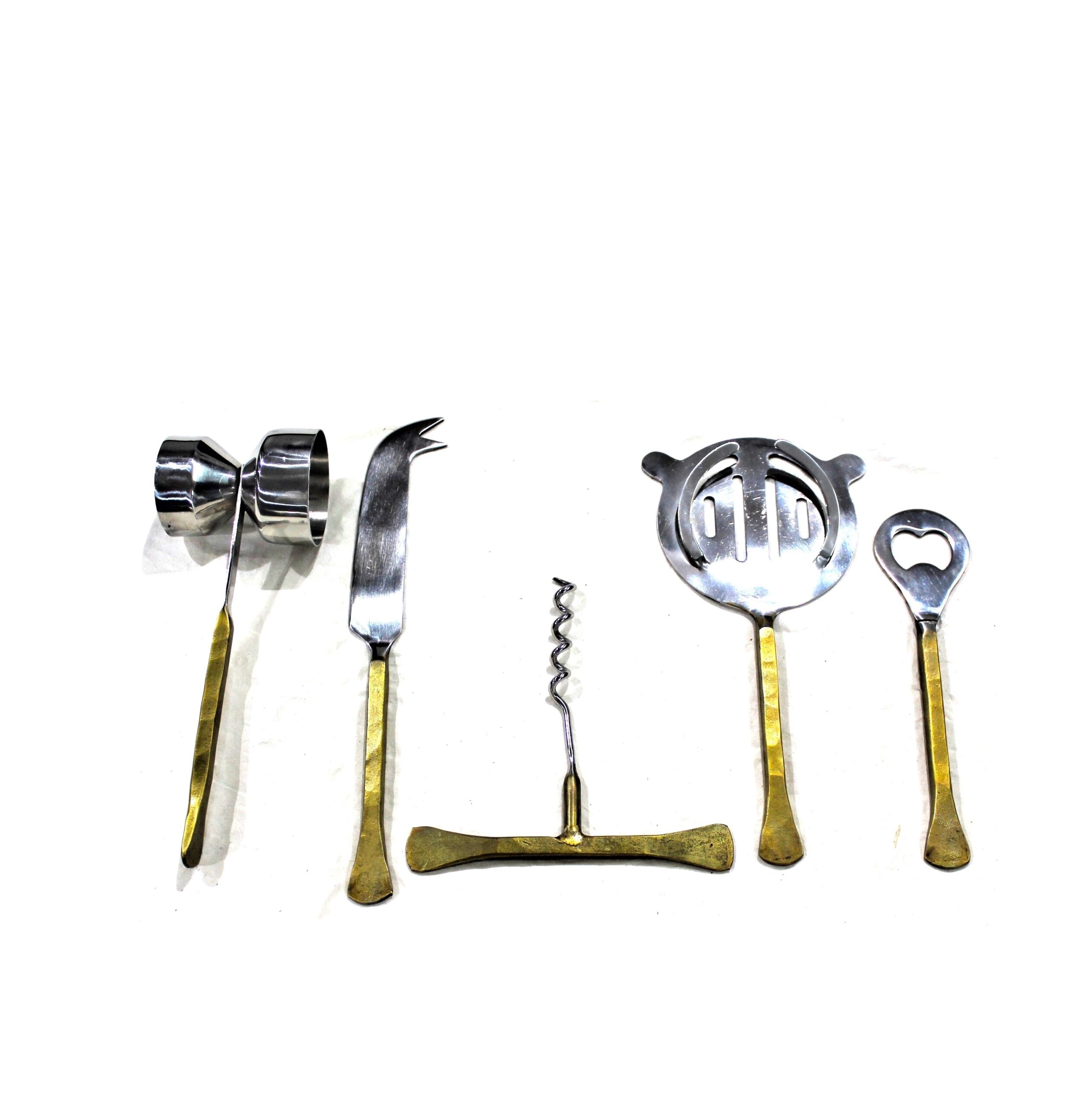 New Steel Barware Device Set with Equipment – Stainless Metal Bar Instruments